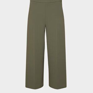 Aritzia Podium Pant Crepette High Rise Wide Leg Cropped Size 2 NWT